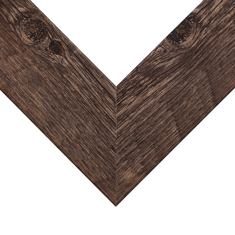 Cadre photo simple Samra, L 11 po x H 14 po, Chêne brun