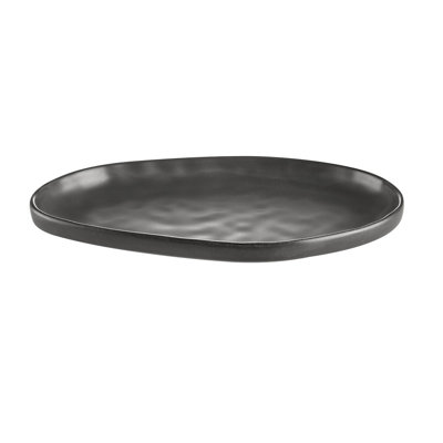 CAC China Platter Dark Green 14"