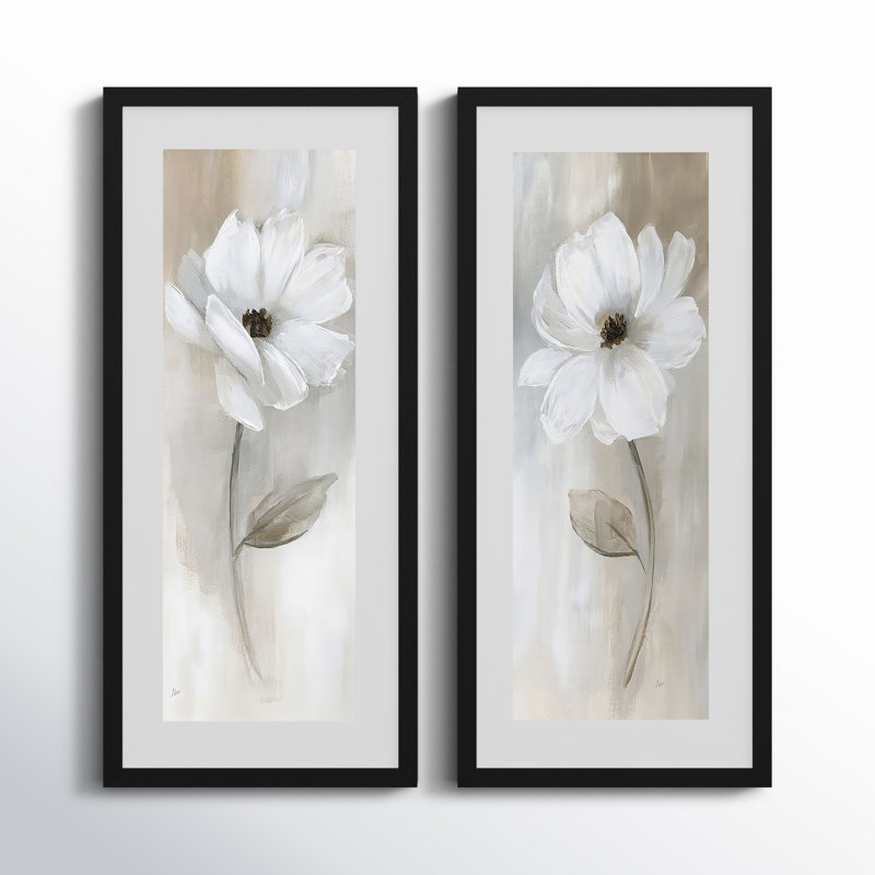 "Sheer Elegance I" 2-Piece Painting Set