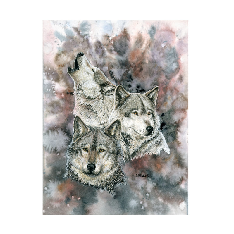 «Dave Bartholet Brethren», art sur toile, H 14 po x l 19 po