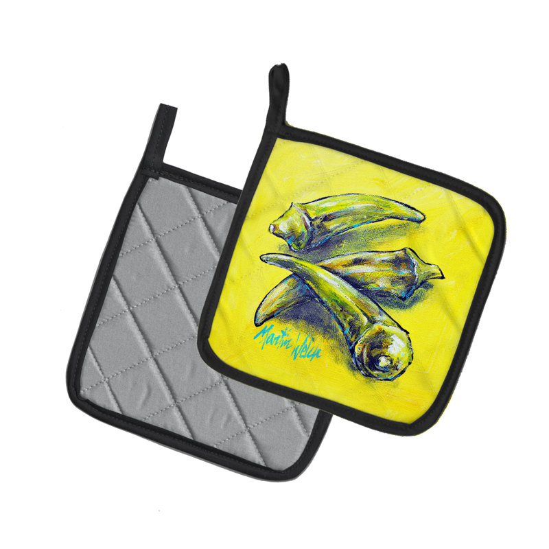 Caroline's Treasures Martin Welch New Artwork Polyester Potholder Set