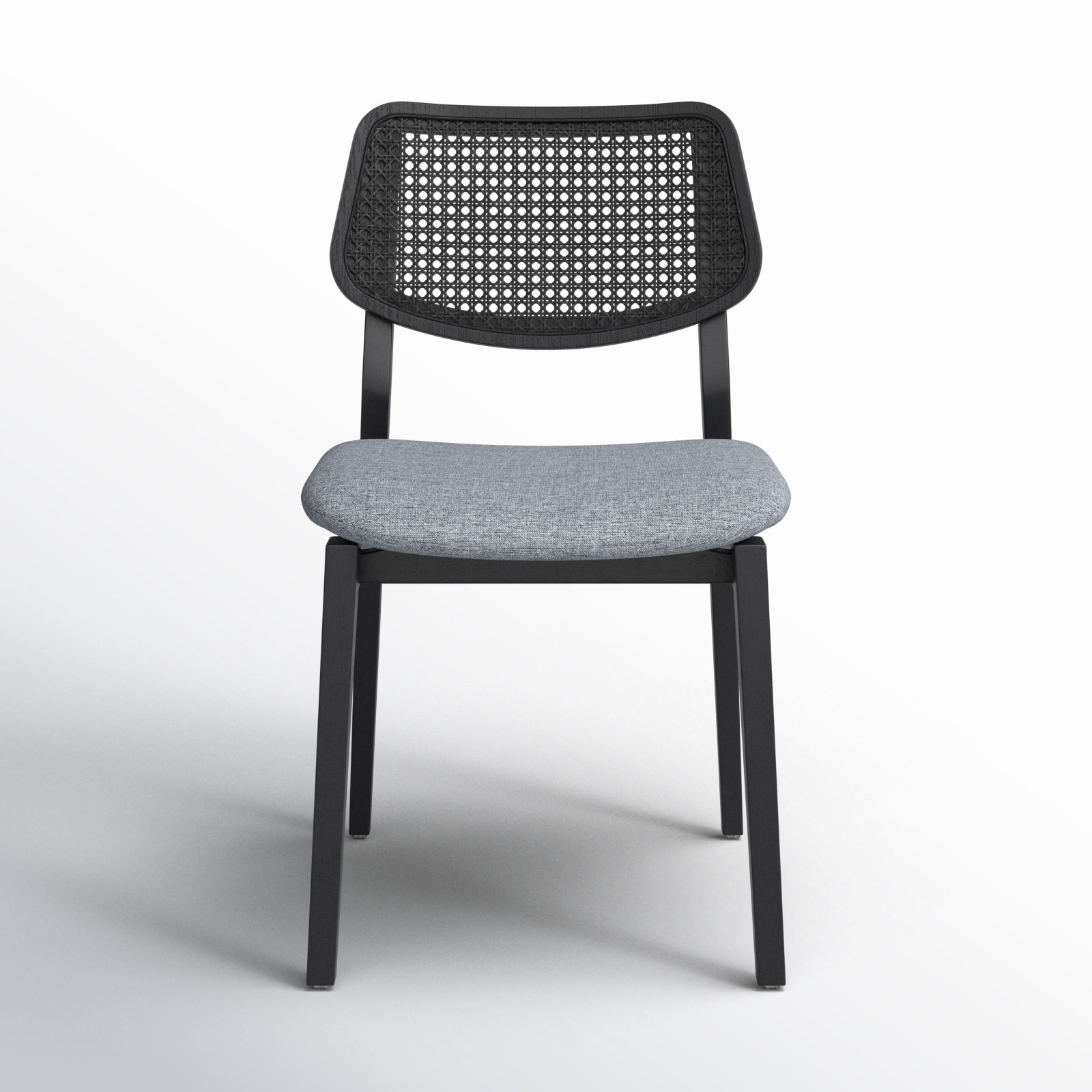 Adalay Oak Dining Chair, Essence Gray/Ebano Frame