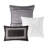 King Size Bedding - Grey/taupe Trellis Pattern Comforter 100%-116012061-116012063