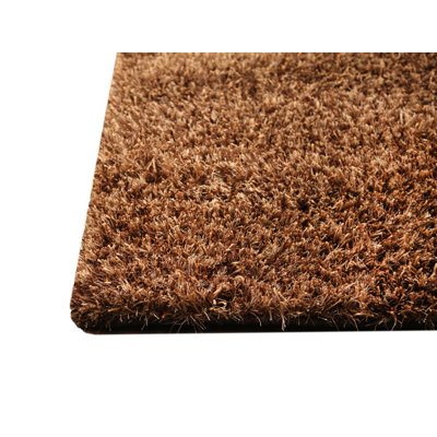 Tapis décoratif brune nouée à la main