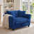Velours côtelé bleu sélectionné
