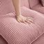 Canapé modulaire rose 2 places Corduroy-1767060074-1772775618