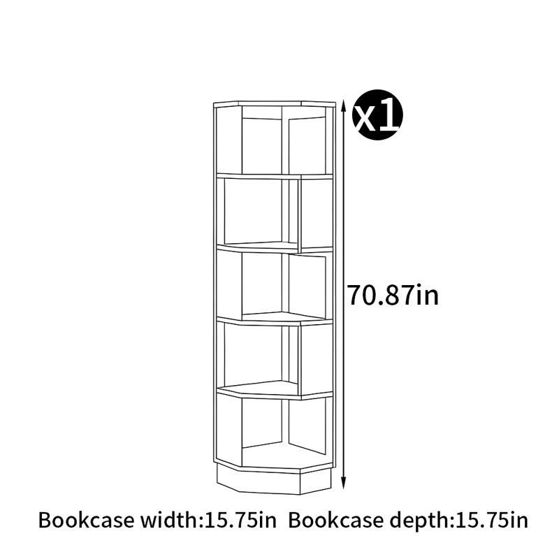 Bibliothèque d'angle