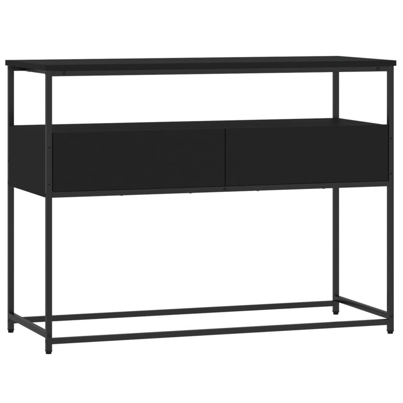 Console Table, 75cm H x 100cm W x 40cm D, Black