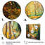 Lumière du soleil à travers les arbres en forêt d'automne - décoration murale forêt-1285446621-1325372153