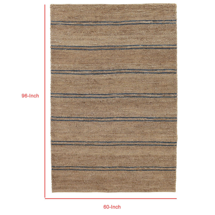 Braided stripe artisanal jute rug See available sizes, Simons Maison