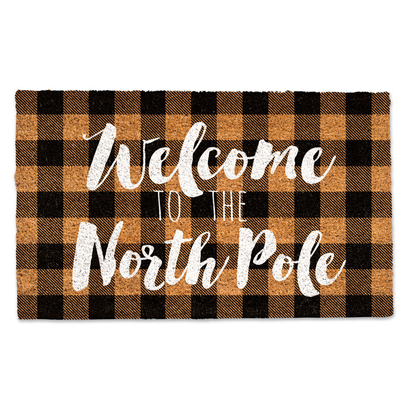 Paillasson Welcome to the North Pole Coir