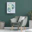 «Wrap In The Sky Green River», art mural sur toile tendue pour décor de salon, de chambre à coucher ou de bureau - Amy Tieman - 24 x 32