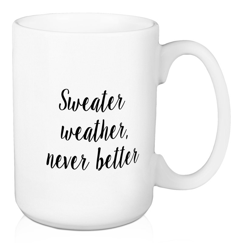 Grande tasse à café, jamais de sueur Dang