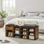 10 Pair Shoe Storage Bench