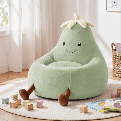 Fauteuil à billes avec aubergine Kannon