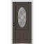 Petite porte d'entrée pré-suspendue ovale en fibre de verre 2 panneaux Grace-1987408874-1987408883
