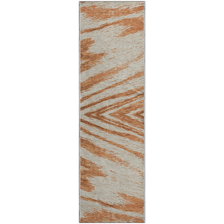 Premium Machine Washable Prisco Paprika Rug