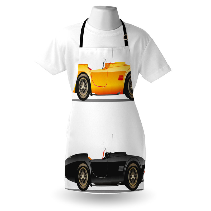 No Pattern Bib Apron