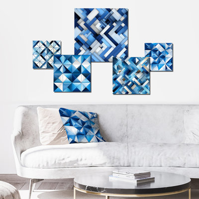 Corneisha - Geometric Wall Art Set Of 5