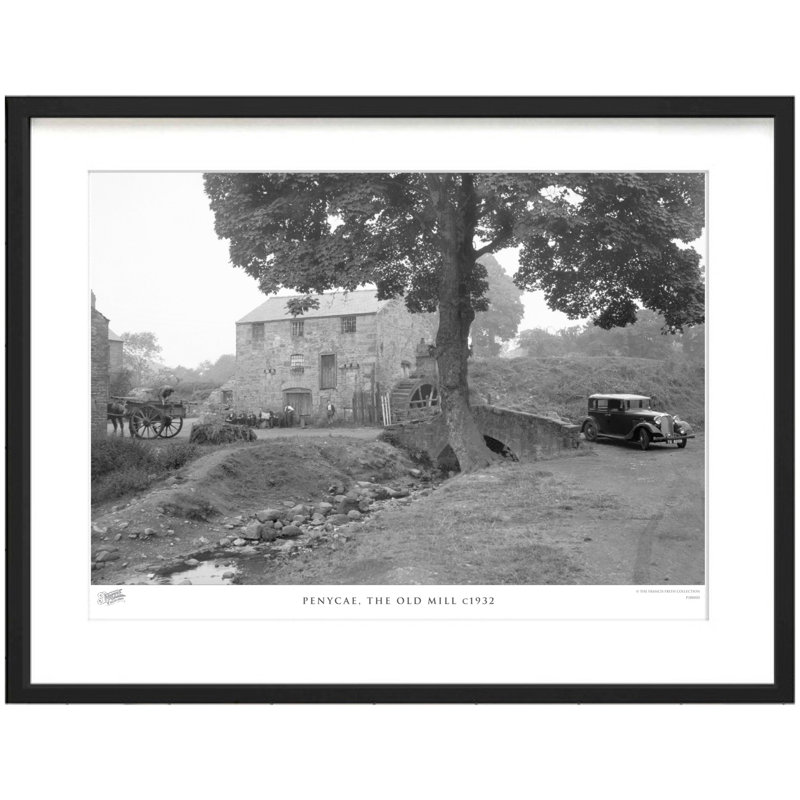 Penycae, The Old Mill C1932 by Francis Frith - Single Picture Frame Print, 40cm H x 50cm W x 2.3cm D