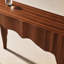 Table de véranda en bois de style français.-2007304095