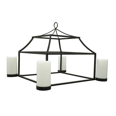 Camden - Hanging Chandelier w/ Aluminum Frame