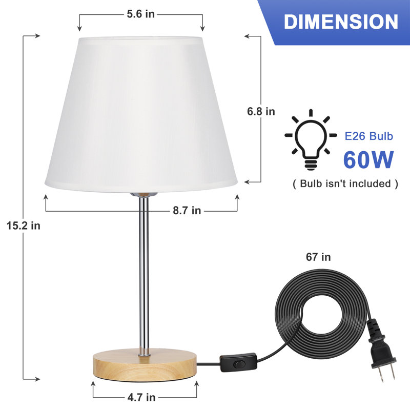 Ensemble de lampes de table brunes 11 po Tomacina