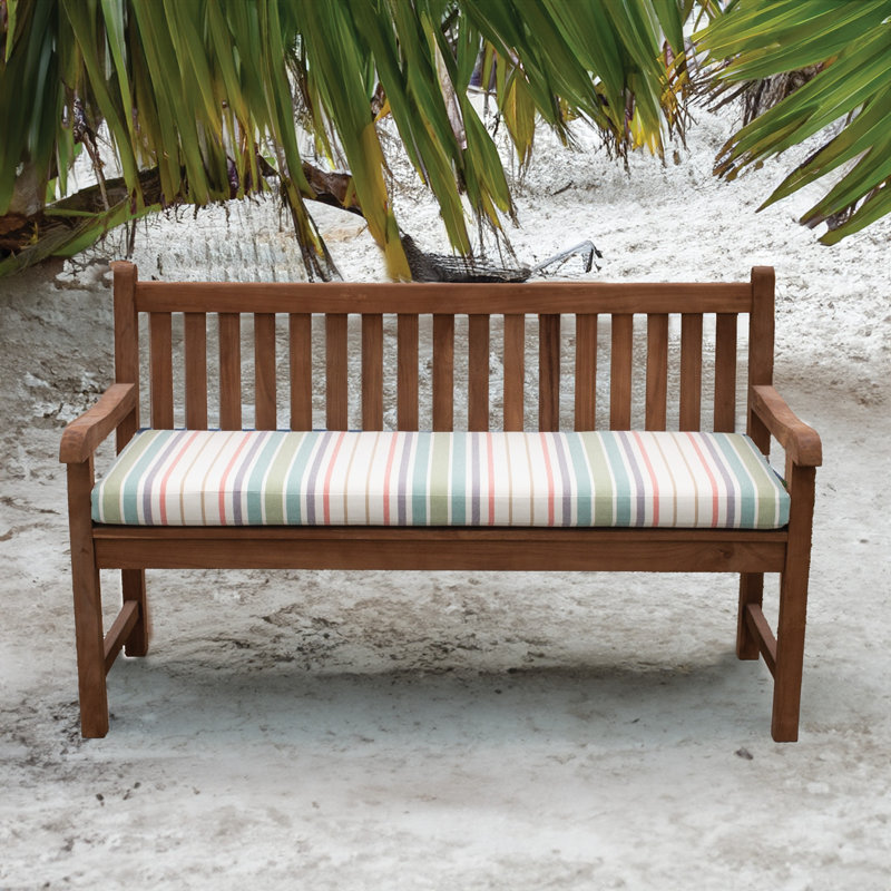 TB Bench Tommy Bahama 1 - Piece Outdoor Seat Cushion, 48"W x 16"L