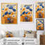 «Yellow Blue Radiant Bloom Cornflowers In Farm IV», impression d'art mural-106111365-106111370