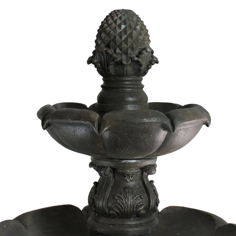 Fontaine florale de jardin 60 po