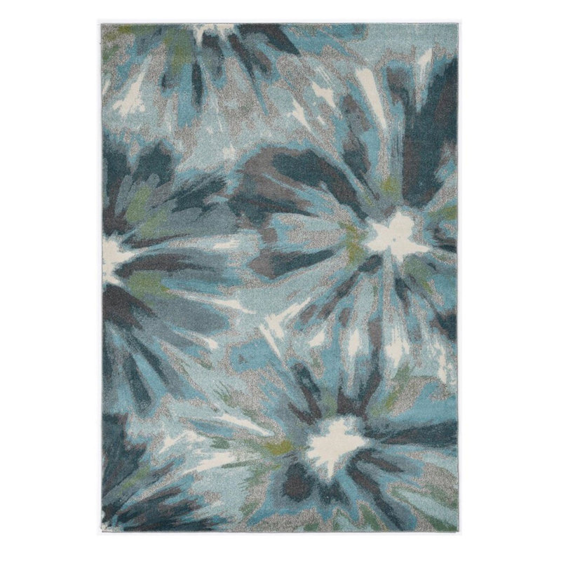 Zikai Abstract Indoor Rug, Rectangle 7'10" x 10'10"