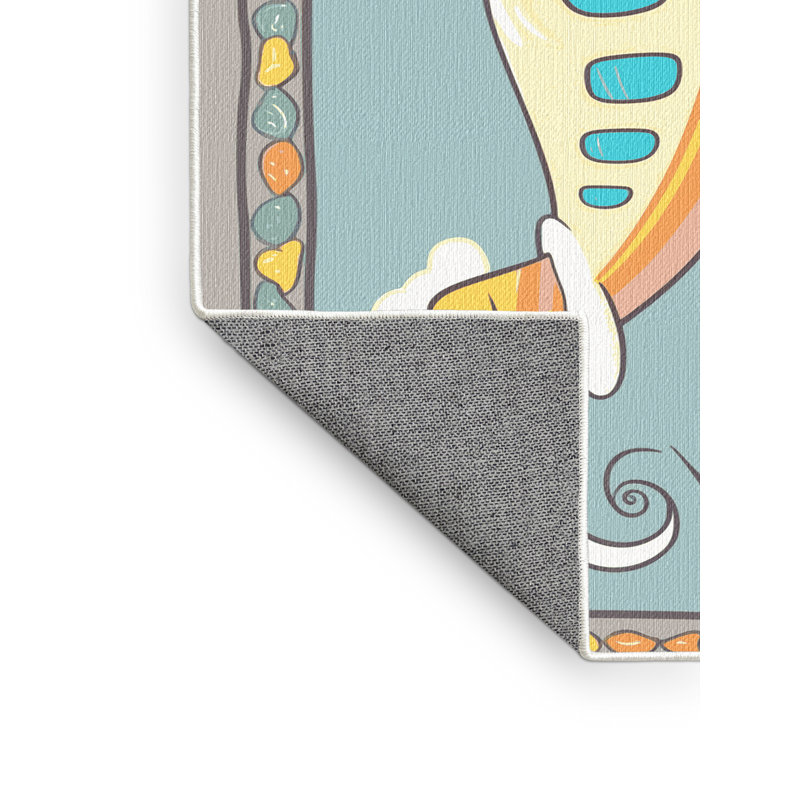 Mason & Marbles Washable Cars Plane Train Kids Rug, Rectangulaire 2 pi x 3 pi