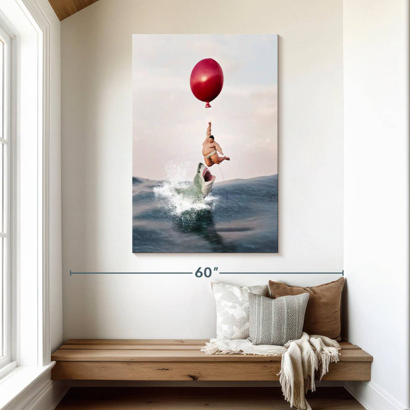 Sireci Sumo Shark Escape, 48" H x 32" W