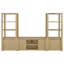 Armoire-pilier haute à 3 tablettes Susac