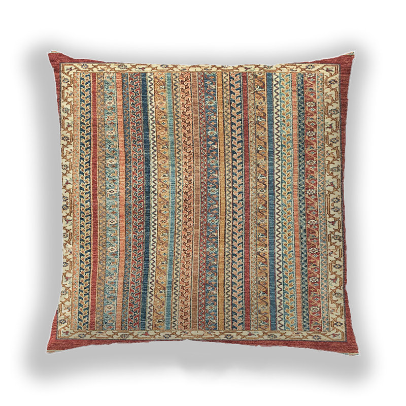 Coussin décoratif abstrait 2375, Microsuède