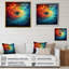 Orage coloré tourbillon kaléidoscope II - art mural abstrait, salon-636338299-636338292