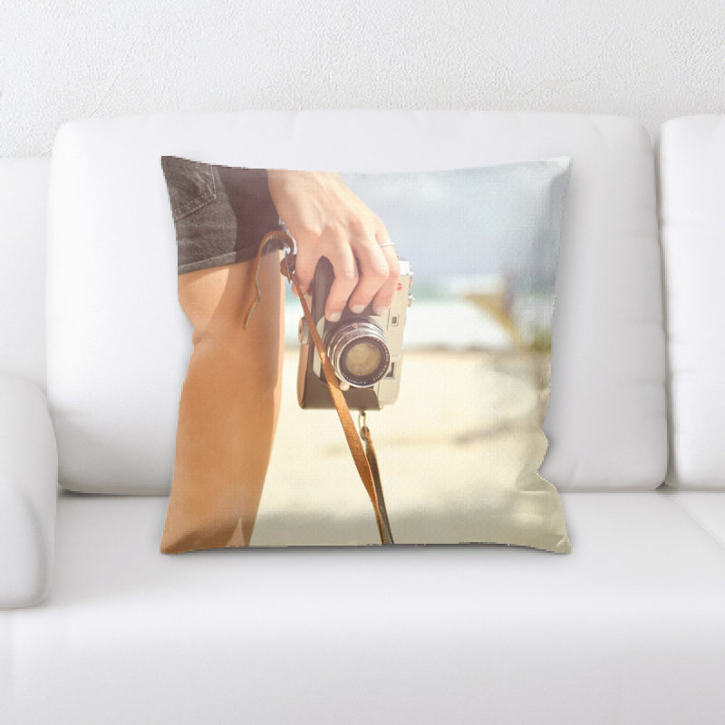 Girl Throw Pillow