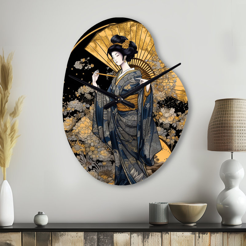 Horloge murale Stenman Elegant Japanese Woman VI - Woman, Petit