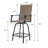 Sour Citrus 5-piece Bar Table And Chairs Set Outdoor Bar Set With All Weather Textilene Bar Stools And Bar Height Table For Deck, Poolside, Garden, Porch