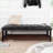 Upholstered Bench 60'' Wide for Bedroom Entryway, Birch Legs PU Upholstery | Walnut Brown