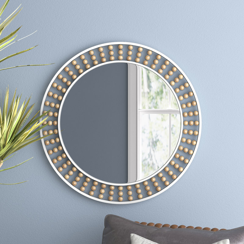 Miroir mural Arthell Mandy, Blanc