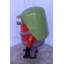 Statue amusante en métal avec lunettes Nifao Collection 14 po x 12 po x H 20 po