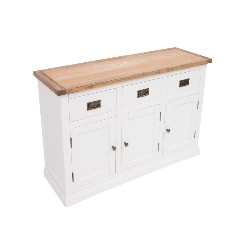 Terzenbach 120cm Sideboard, Off White/Natural