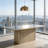 Rectangular Dining Table With Sturdy Base-130330204