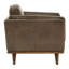Fauteuil en cuir véritable Allotey