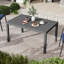 Table extérieure extensible Alice de 83 po en aluminium