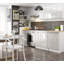 OLIWIA kitchen base cabinet in white, light gray gloss Base Unit-105005217