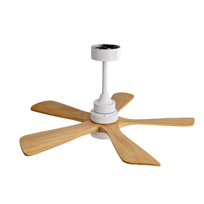 Hot vente de ventilateurs de plafond modernes de 42 pouces avec lumières et télécommande, Blanc antique