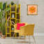 Art mural rétro sur toile flottante encadrée soleil par Carrie Cantwell-811846522-811846520