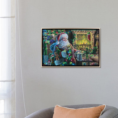 «Mischief», reproduction d'art sur toile encadrée
